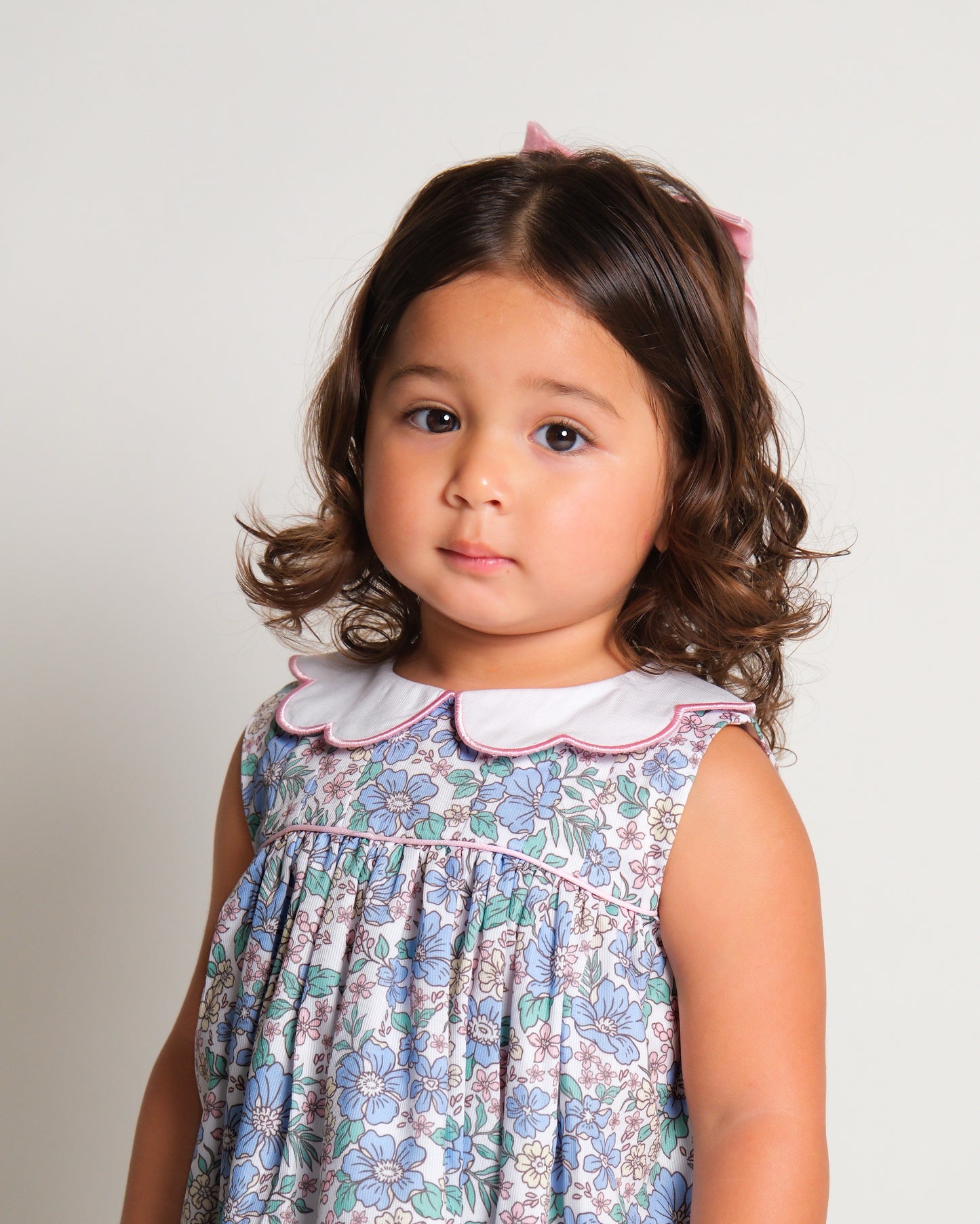 Paulina Scallop Collar Baby/Girl Dress