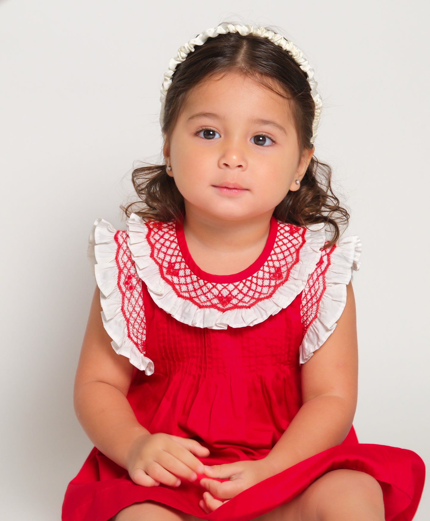 Rosita Hand Smocked Christmas Dress