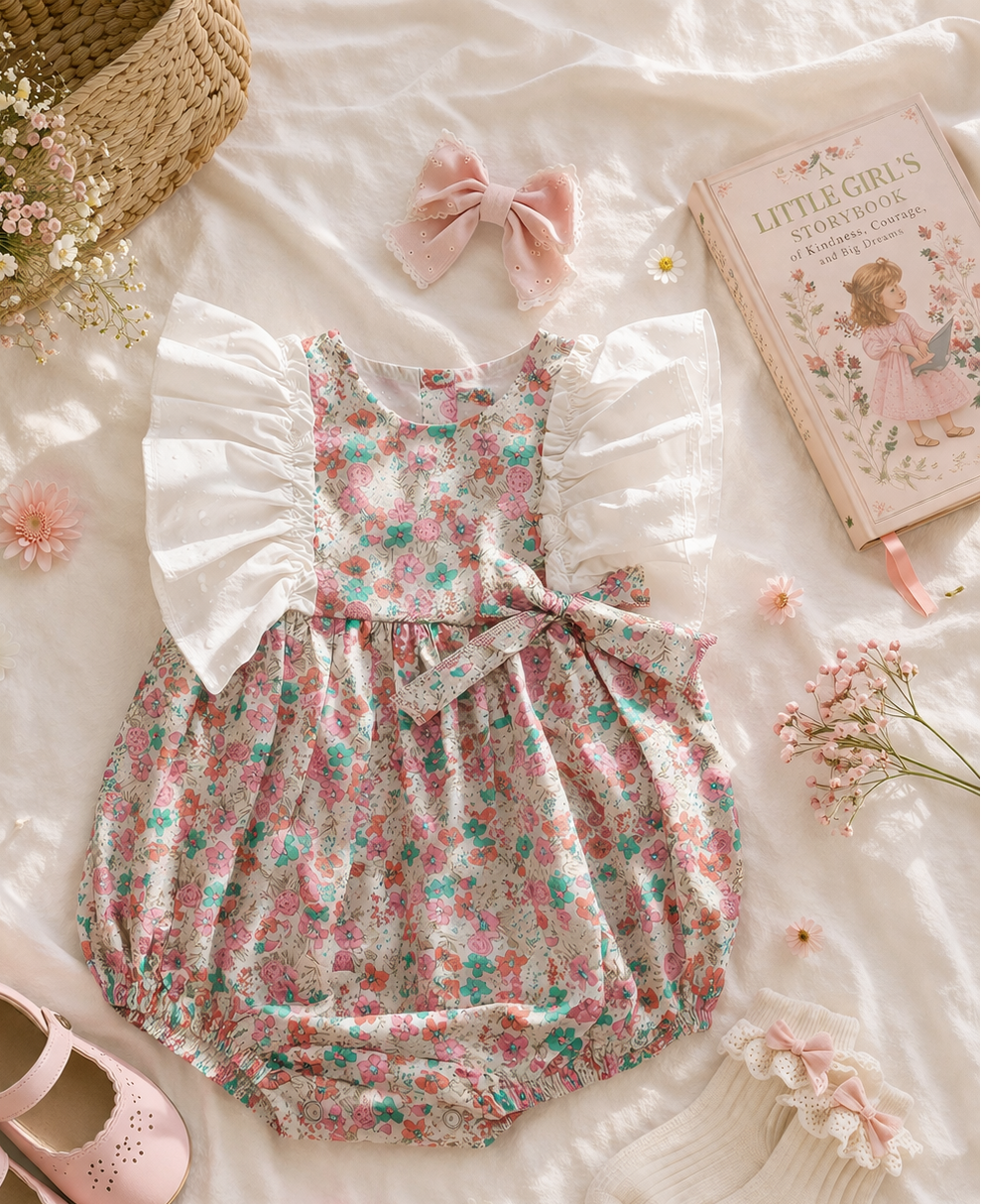 Daisy Baby/Girl Romper