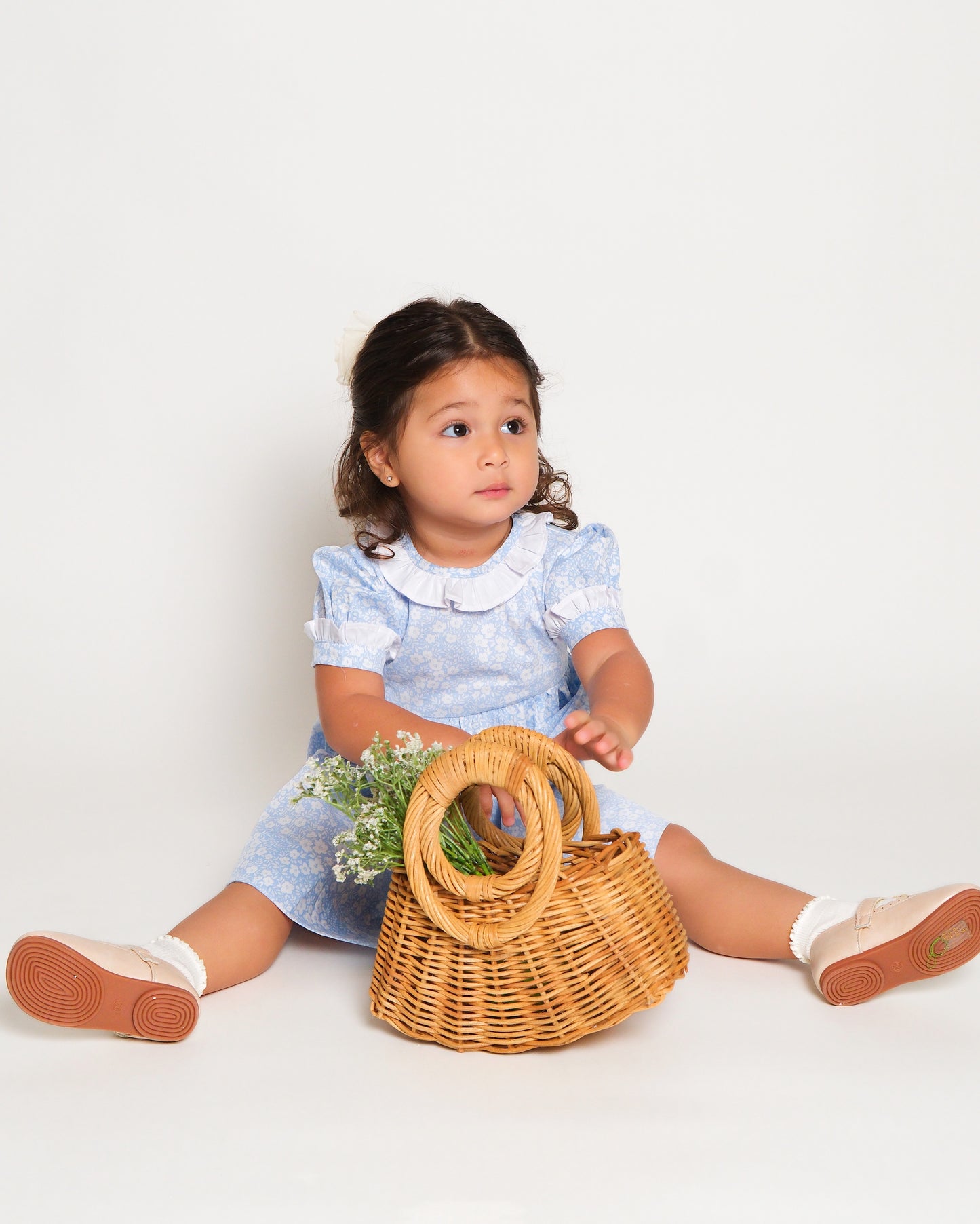 Nikola Ruffled Collar Baby/Girl Dress