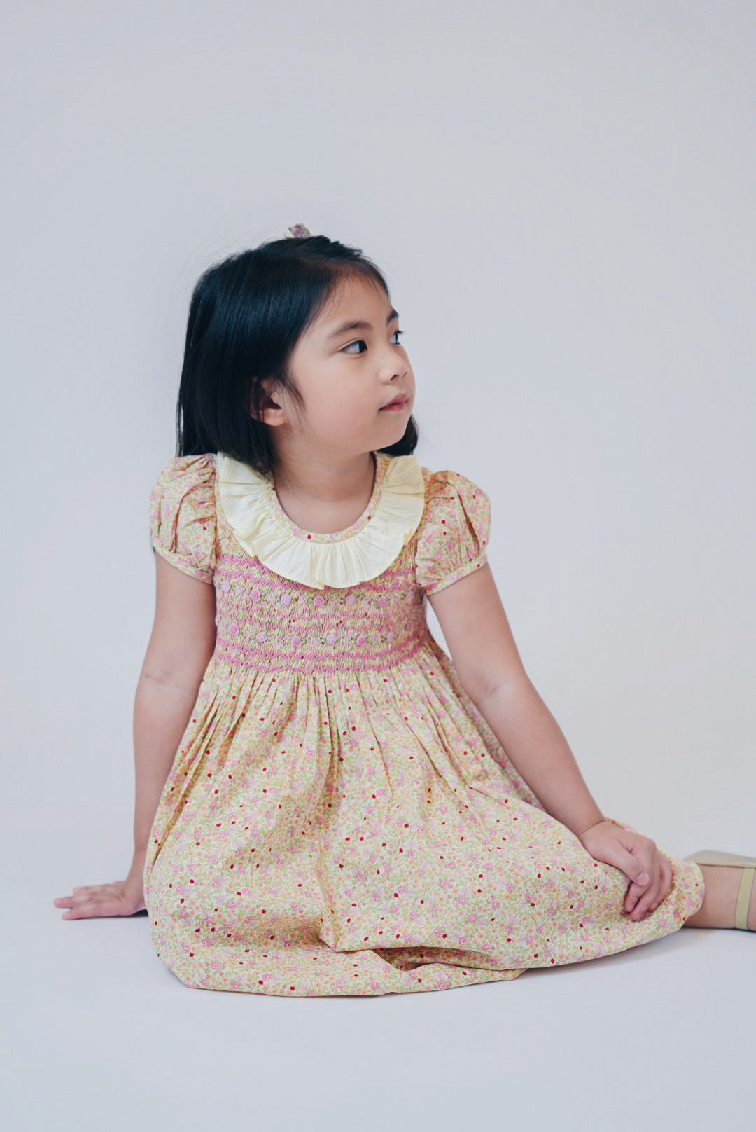Matilda Hand Smocked Girl Dress