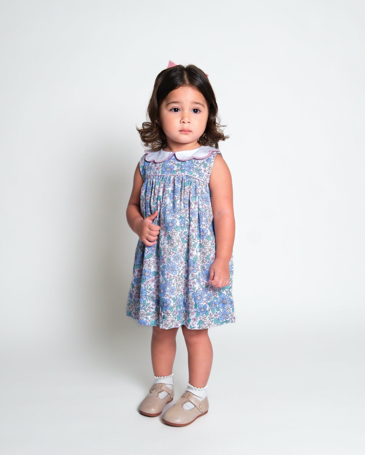 Paulina Scallop Collar Baby/Girl Dress