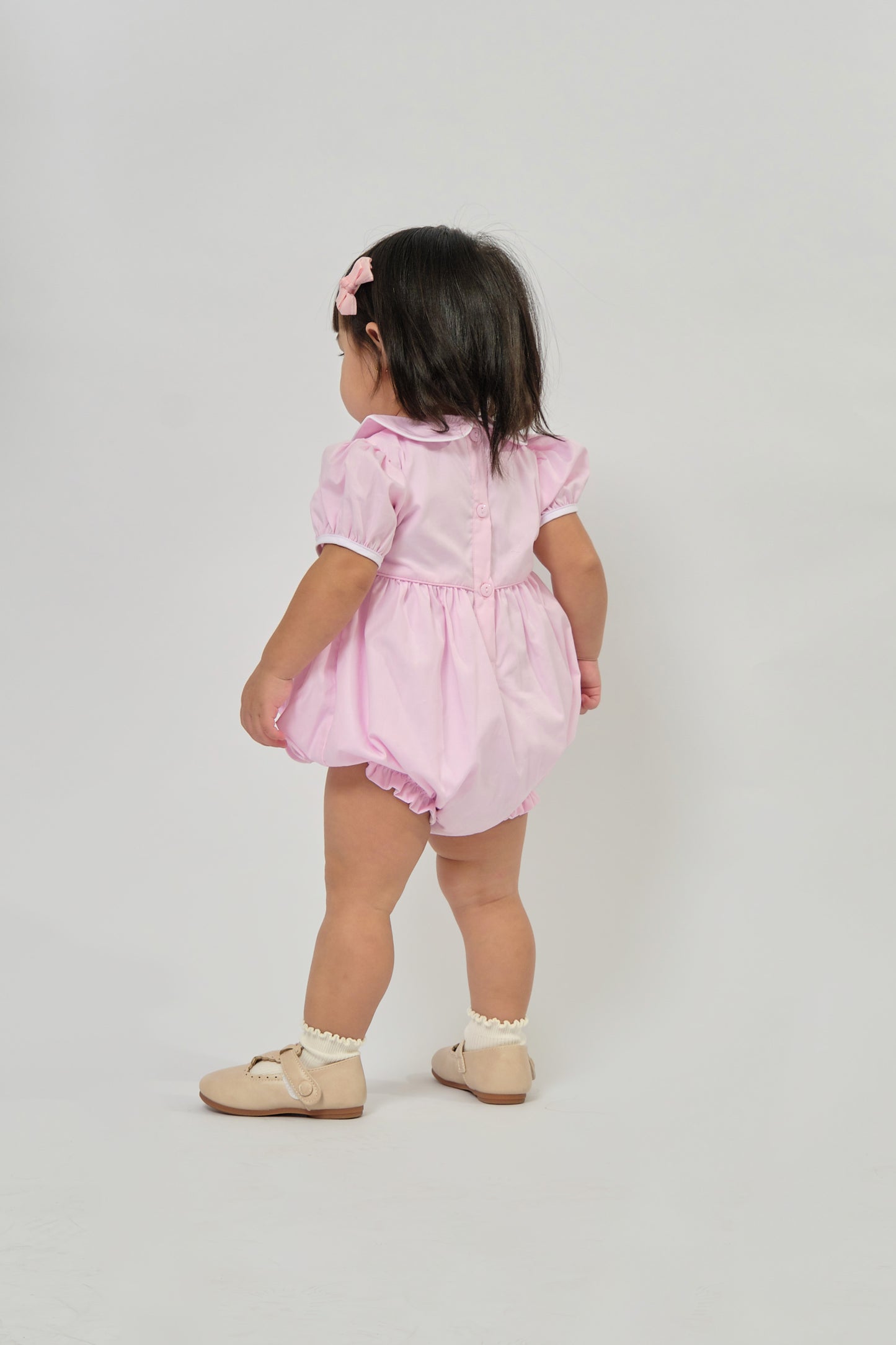 Carlotta Hand Smocked Romper