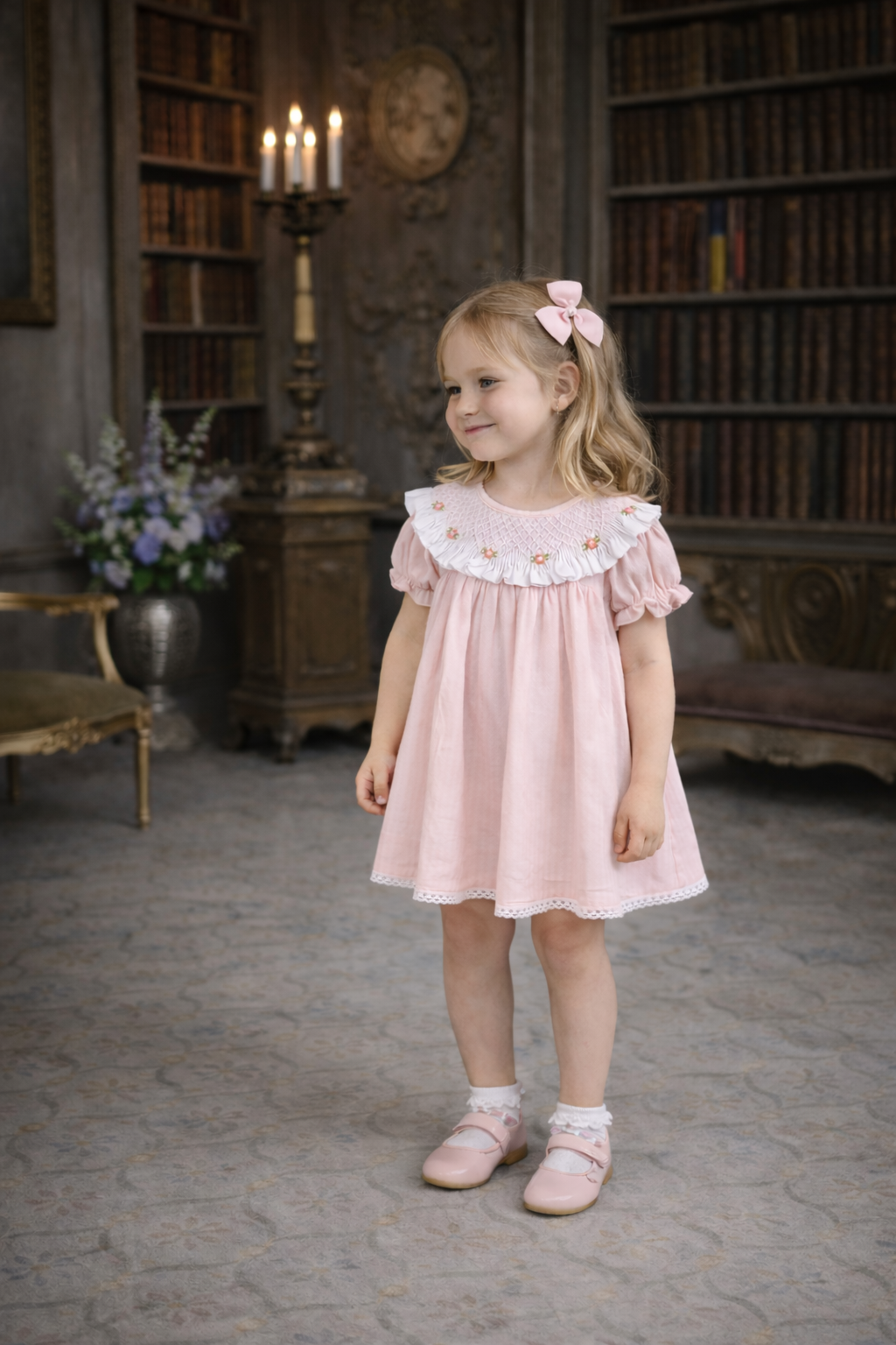 Klea Hand Smocked Baby/Girl Dress