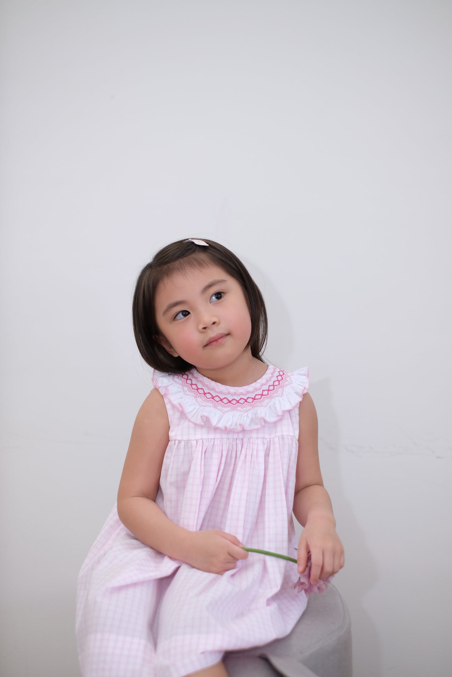 Karlie Ruffled Collar Baby/Girl Dress