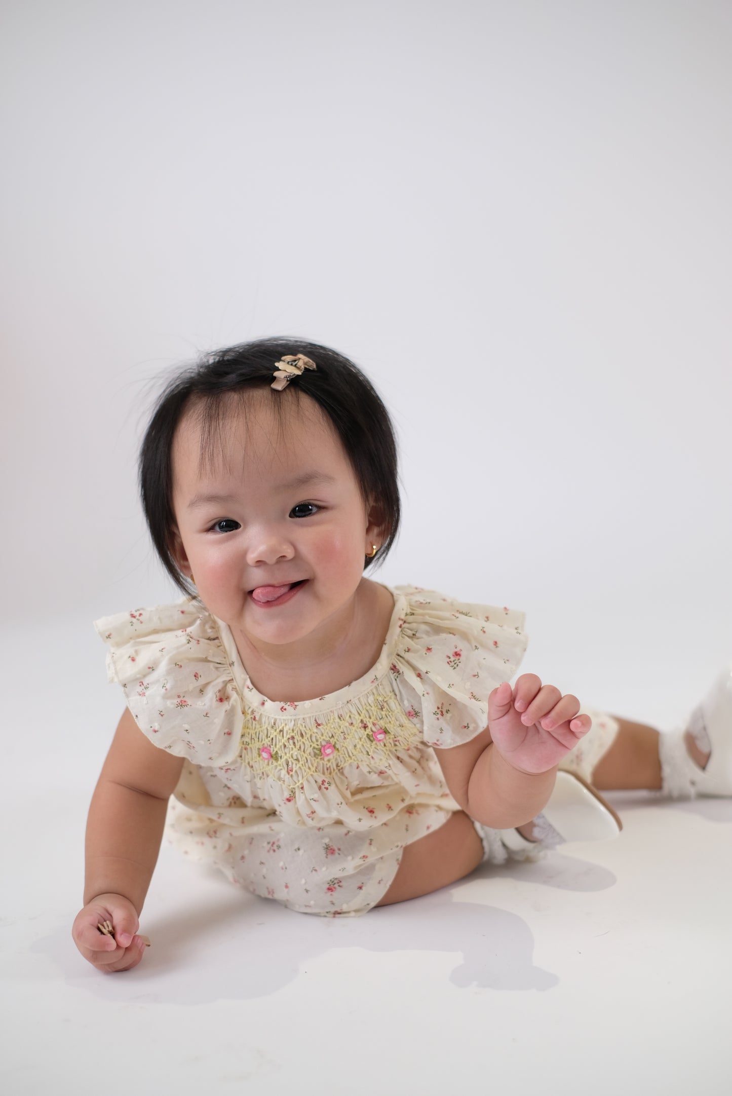 Georgie Baby Girl Smocked Set