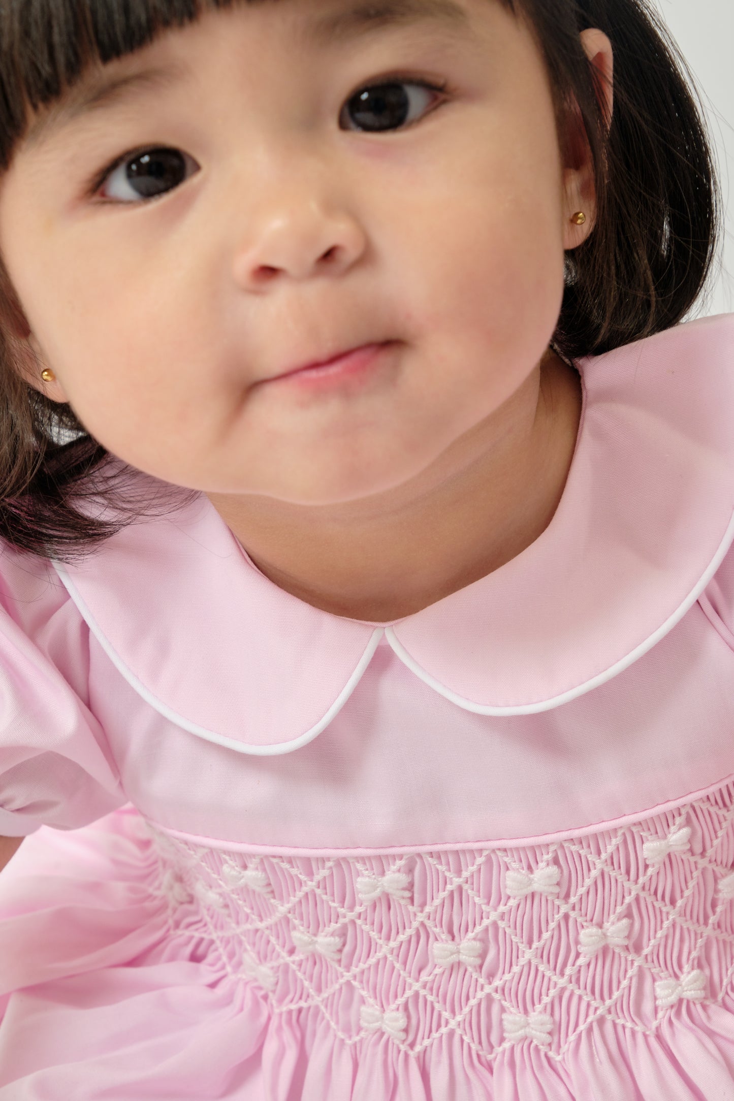 Carlotta Hand Smocked Romper