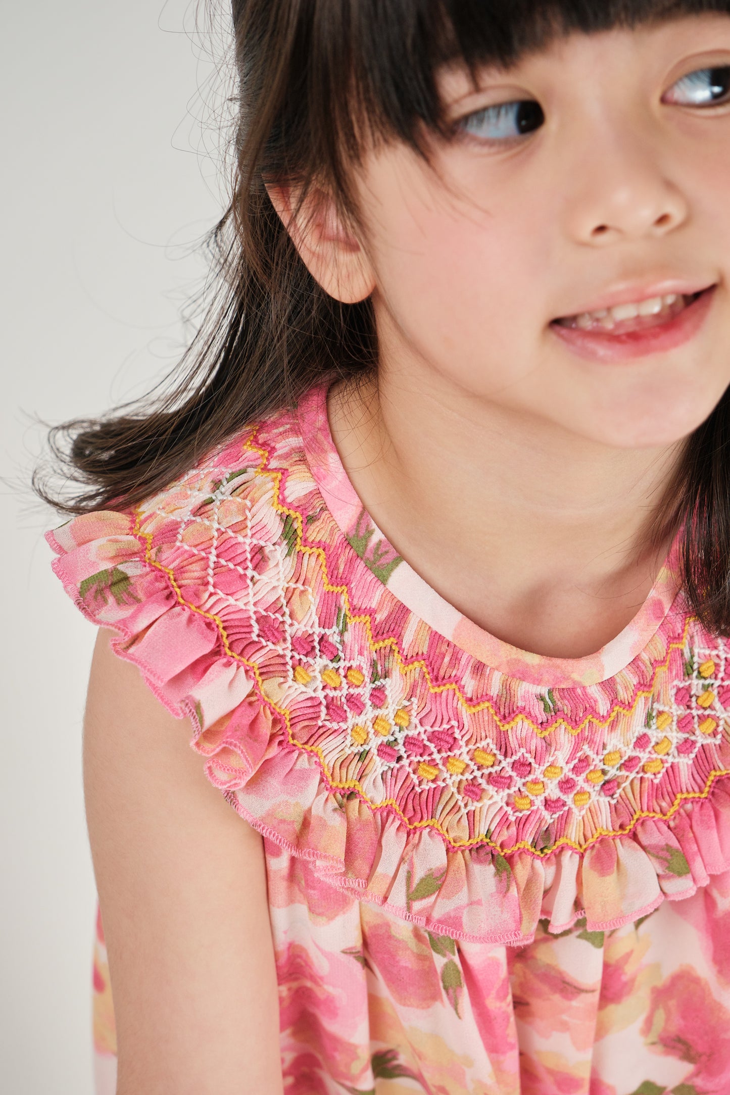Astrid Hand Smocked Girl Dress