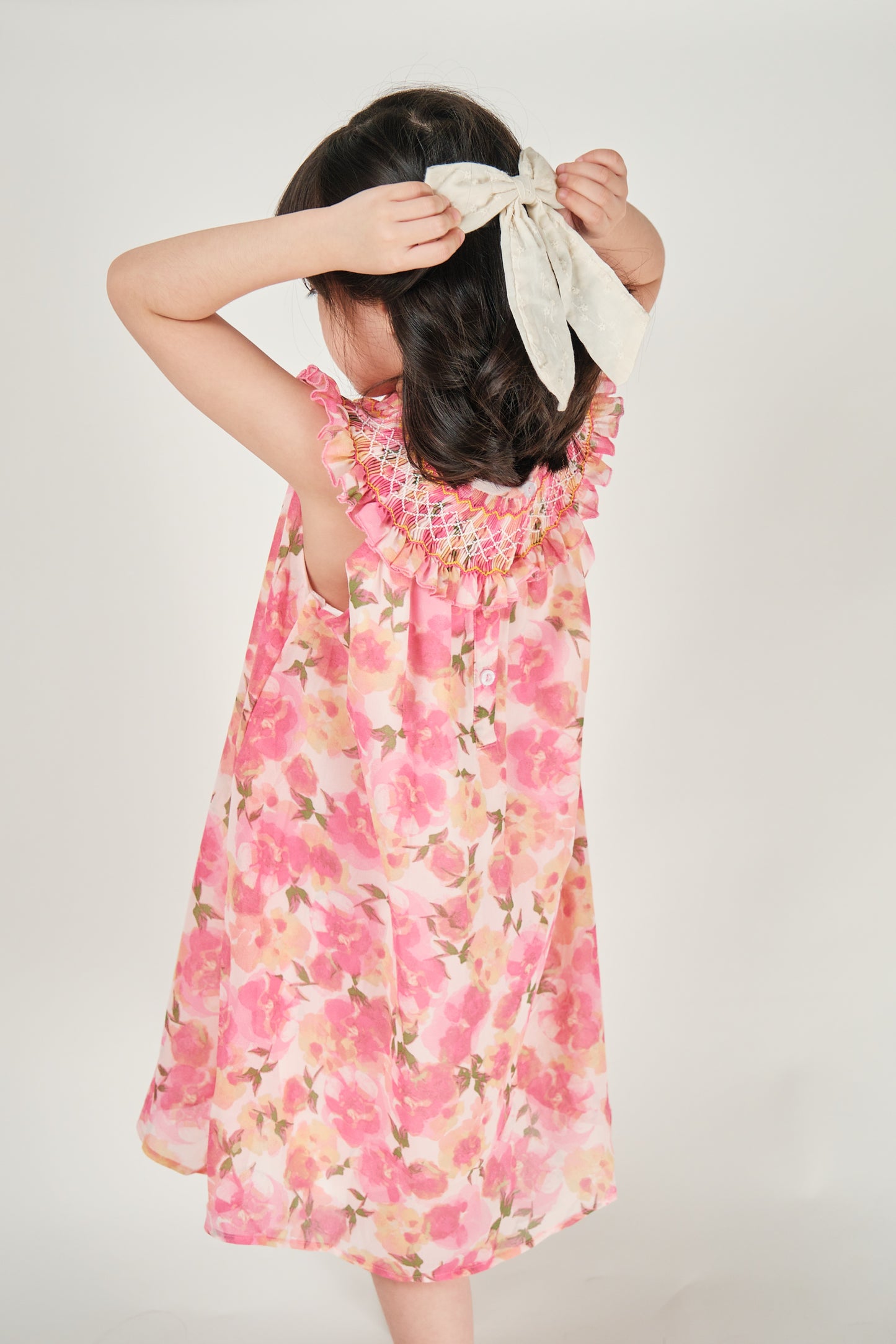Astrid Hand Smocked Girl Dress