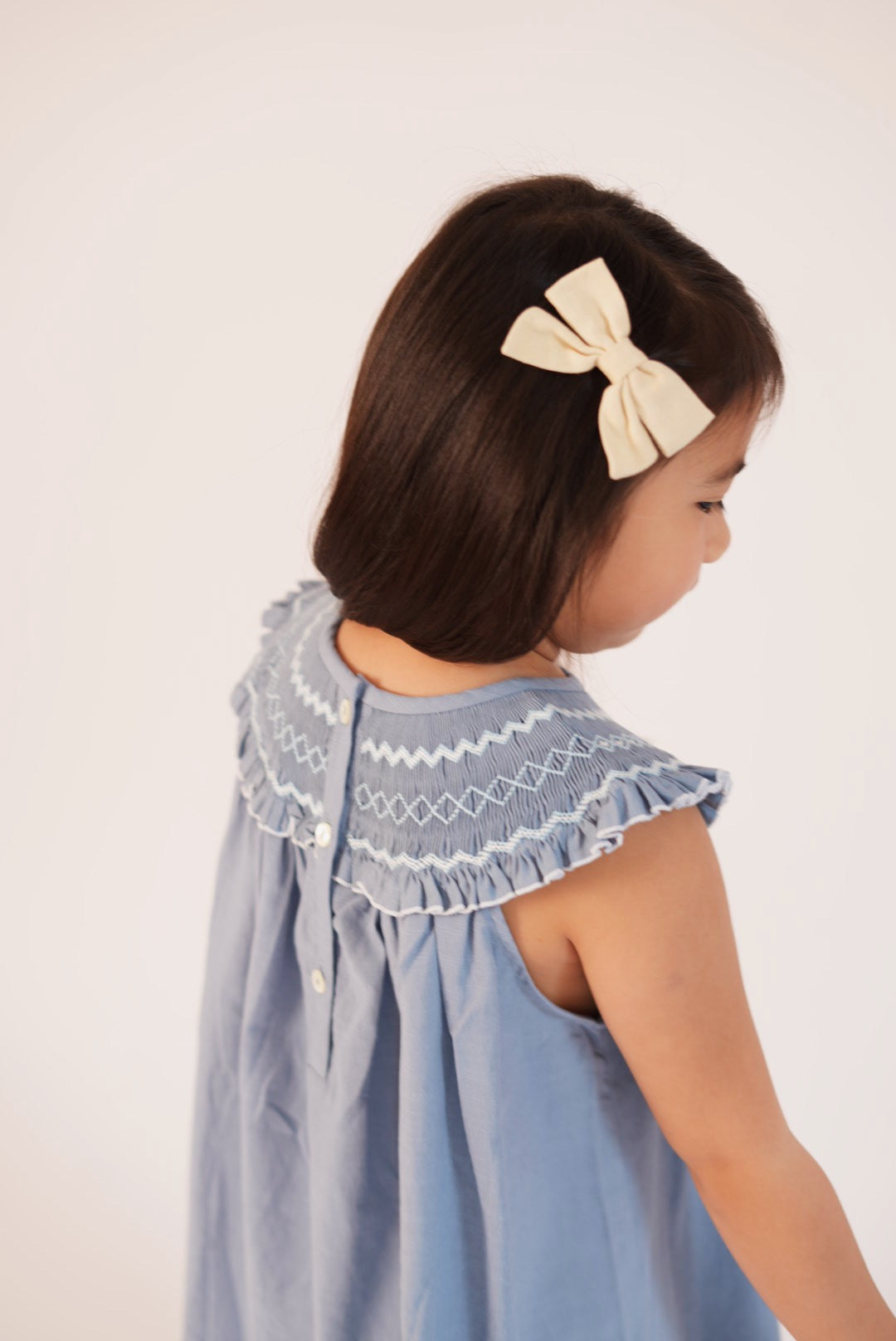 Chelsea Hand Smocked Girl Dress