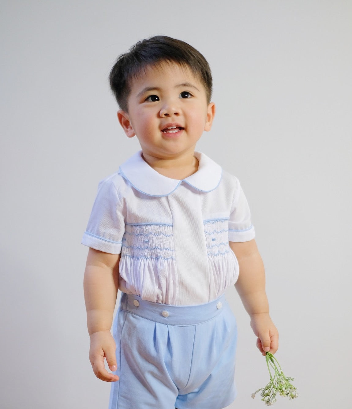 Julio Hand Smocked Boy Two-Piece Set