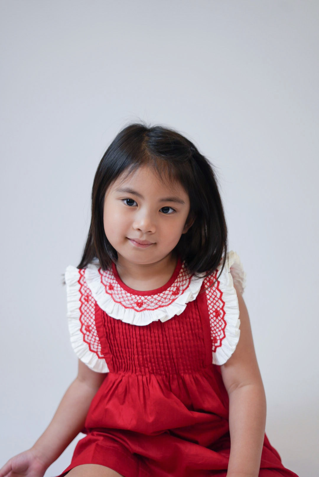 Rosita Hand Smocked Christmas Dress