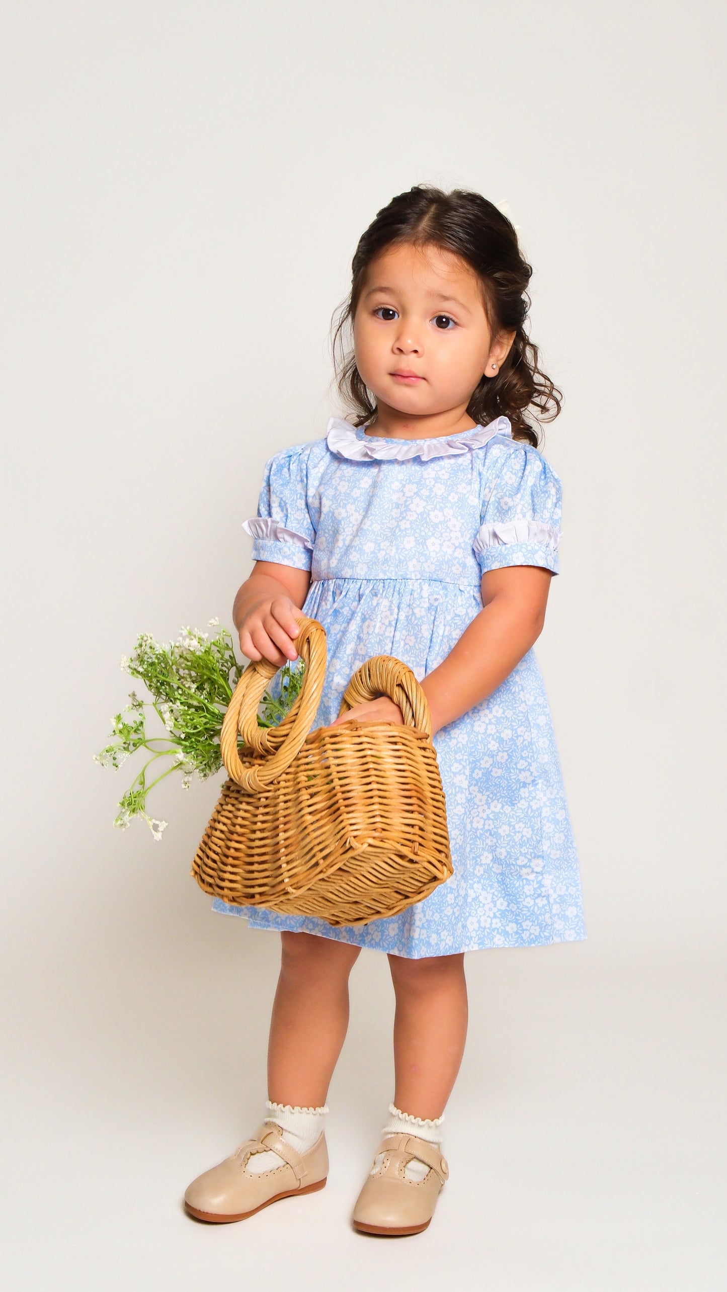 Nikola Ruffled Collar Baby/Girl Dress