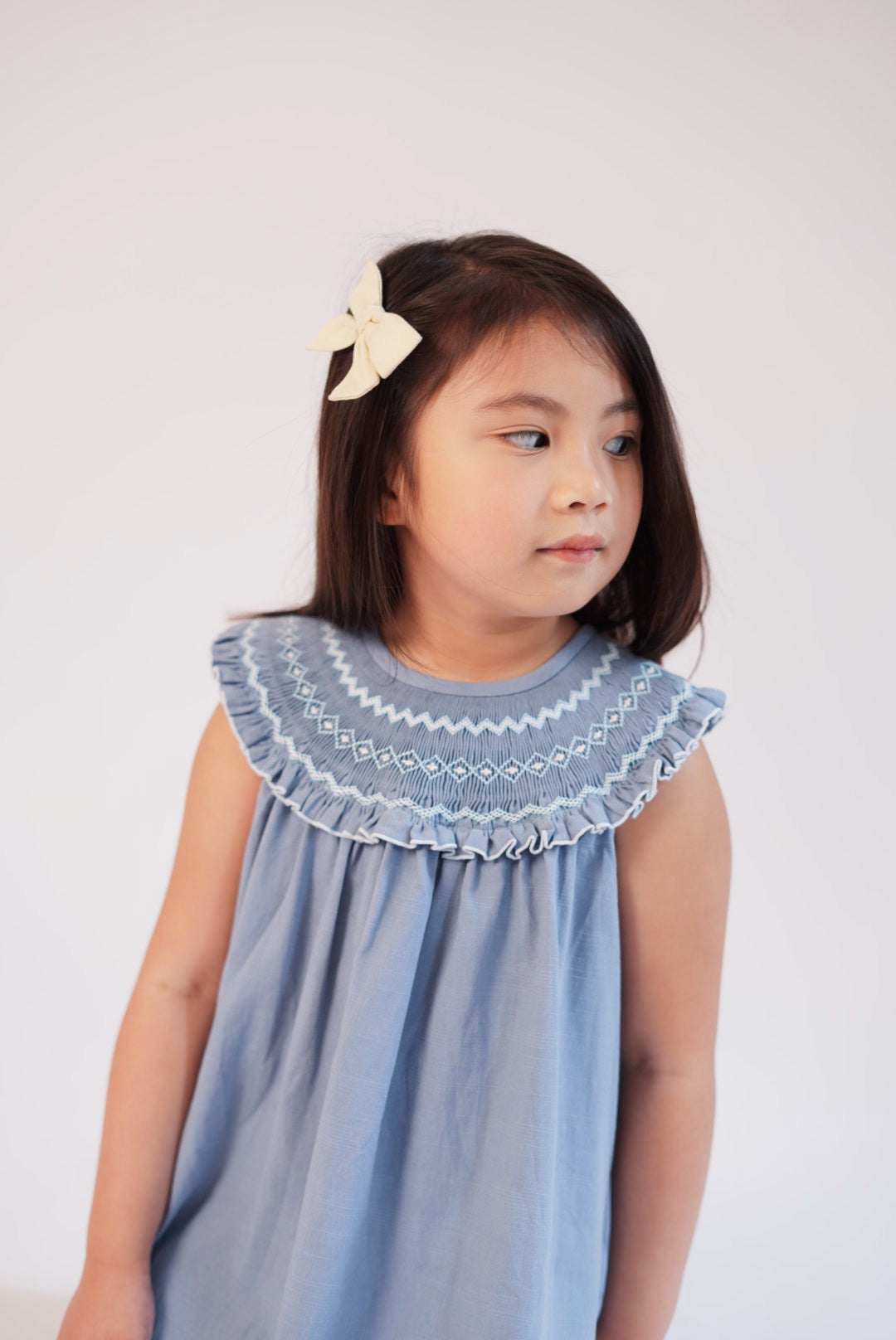 Chelsea Hand Smocked Girl Dress