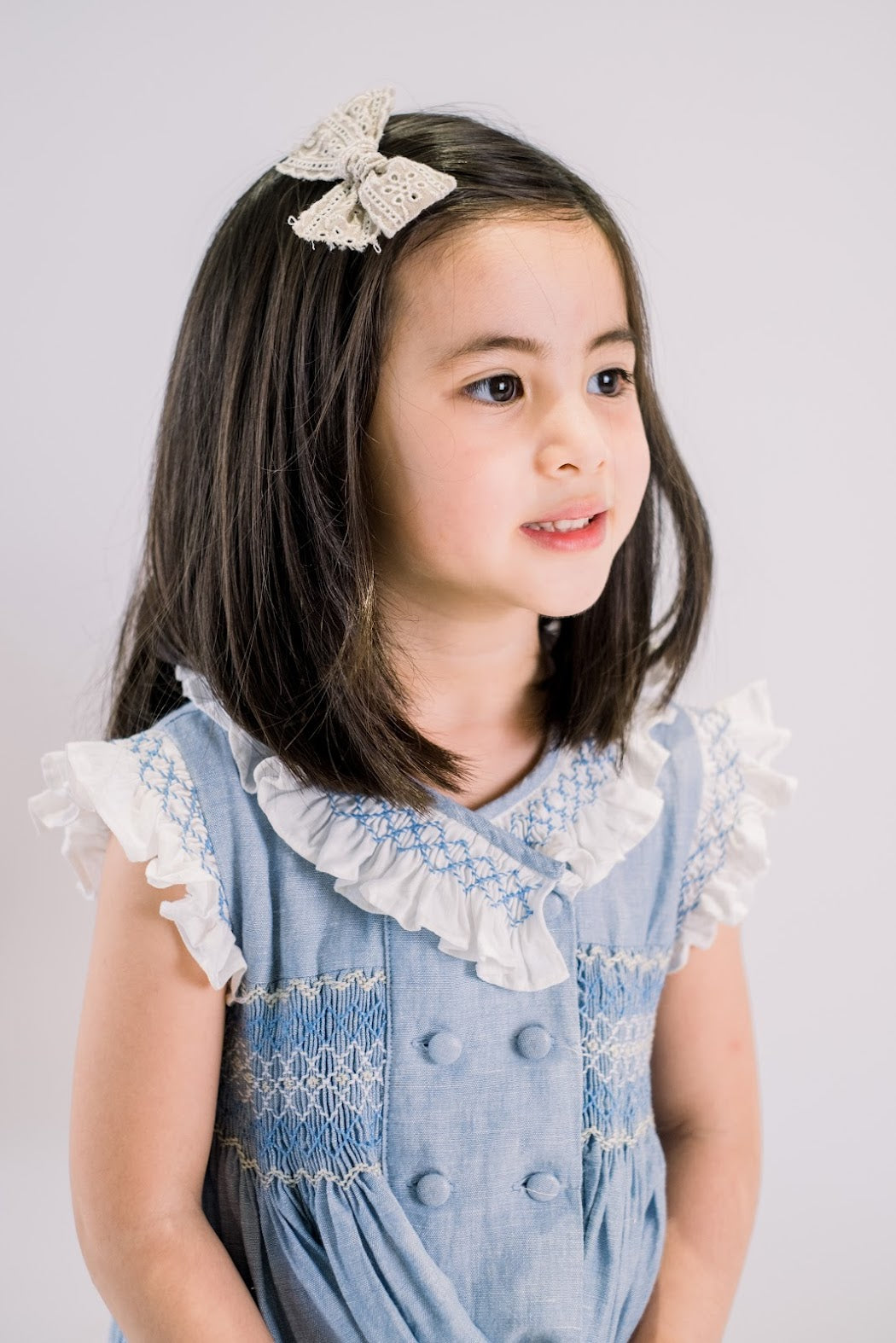 Matthia Hand Smocked Girl Dress