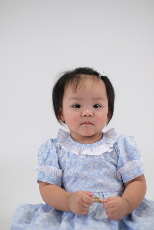 Nikola Ruffled Collar Baby/Girl Dress