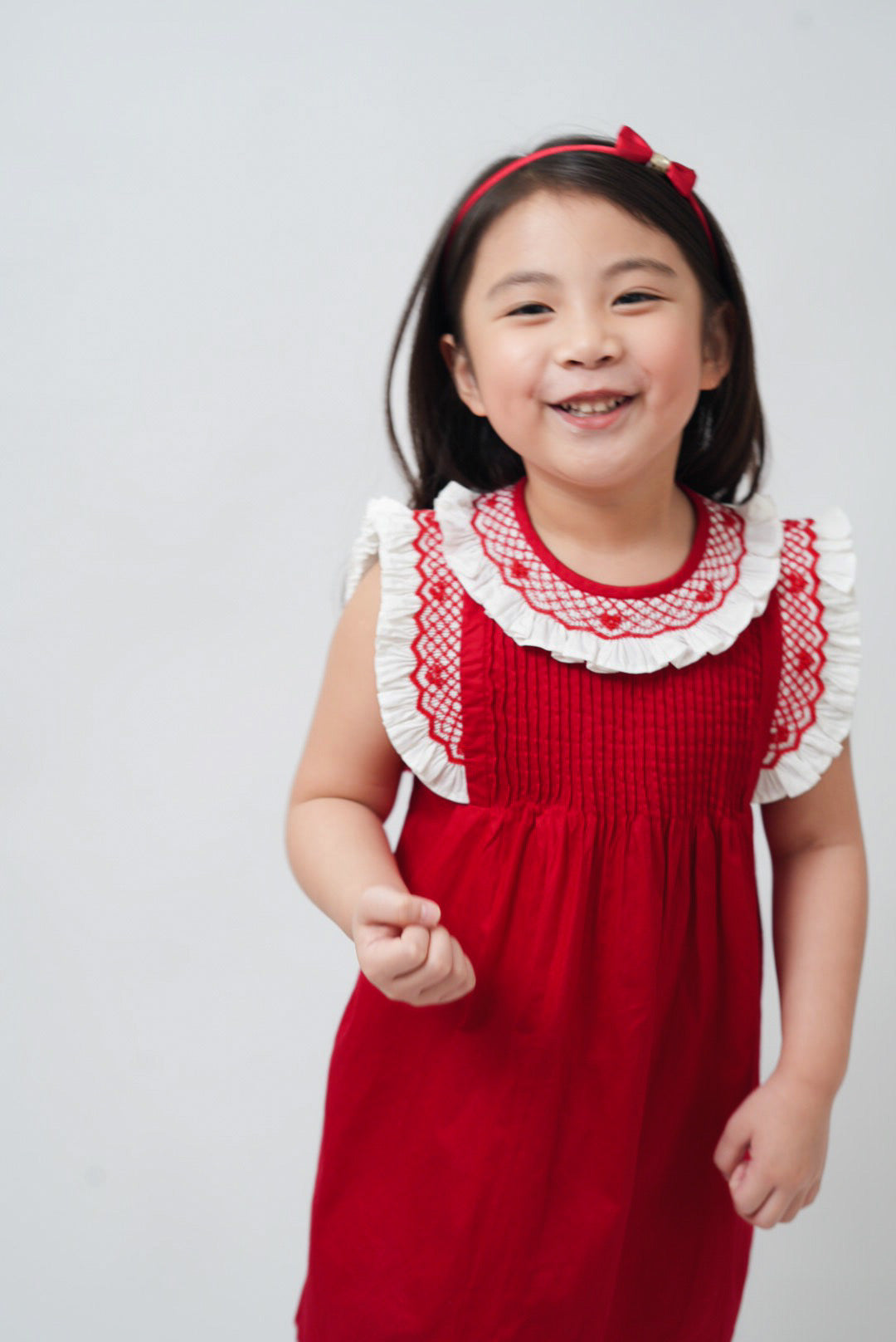 Rosita Hand Smocked Christmas Dress