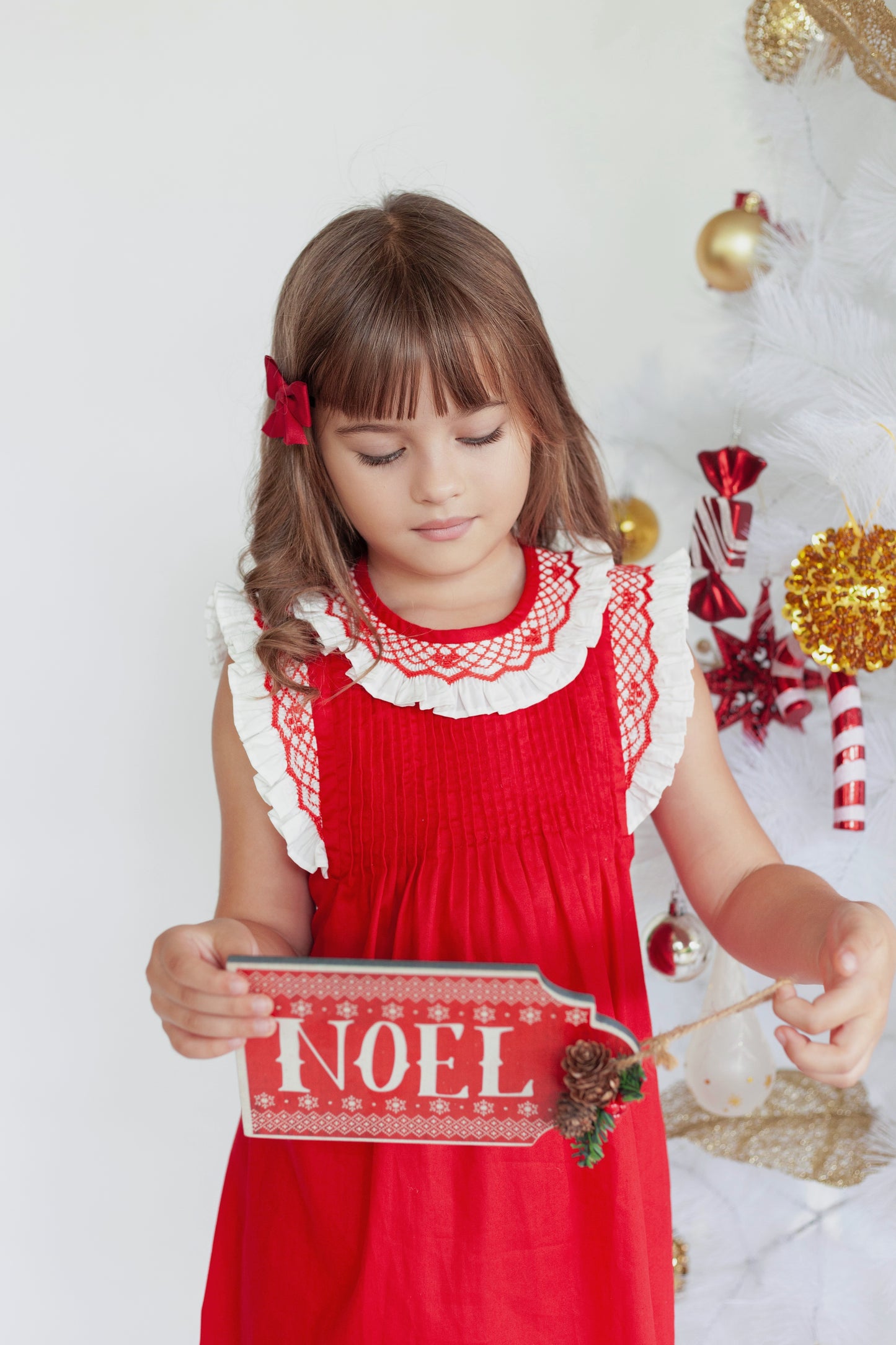 Rosita Hand Smocked Christmas Dress