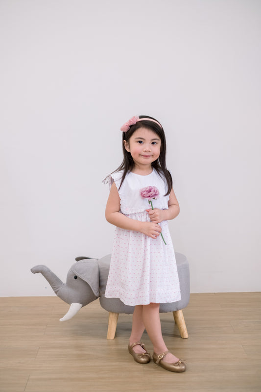 Celina Square Collar Baby/Girl Dress