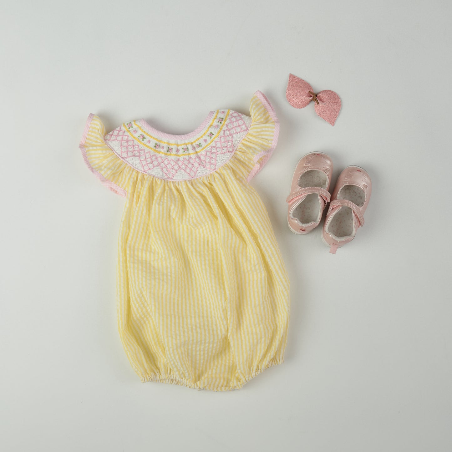 Siena Baby Girl Smocked Romper